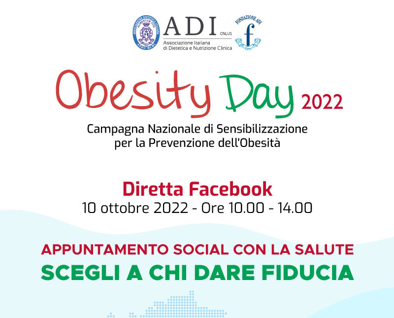 Obesity Day 2022 – Campagna Nazionale di Sensibilizzazione per la Prevenzione dell’Obesità